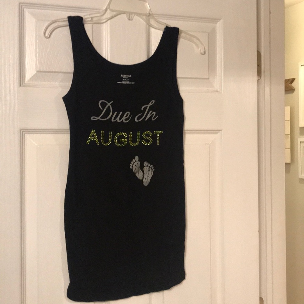 Motherhood Maternity black tank - Medium